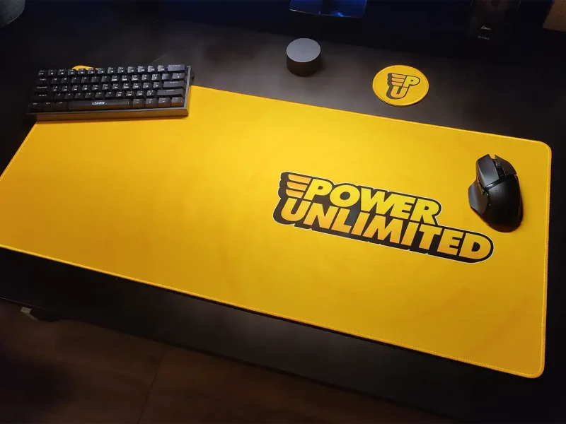 Gaming muismat met logo voor bedrijven